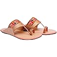 Ladies Hub Kolhapuri Chappal for Women Stylish, Flat Fashion Sandals & Ethnic Slippers for Girls