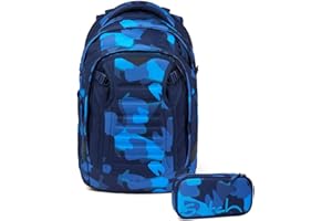 satch Match Schulrucksack Set 2tlg. mit Schlamperbox