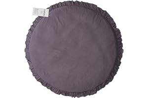 OLDPAPA Bébé Creeping Tapis, Dentelle de sol Tapis de jeu Couverture rond Coton Play Tapis de jeu Ramper Pad Coussin Tapis Tapis de couchage pour bébé, Decoration de Salle(B)