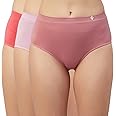 C9 Airwear High Rise Solid Pack of 3 Seamless Hipster Panty Combo for Lady