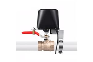 Mengshen Vanne eau Smart WiFi Contrôle d'eau Télécommande via Tuya Smart Life Alexa Compatible Aucun hub requis