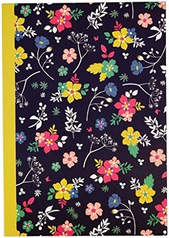 A5 Lined Exercise Notebook - Choice Of Design ( Ditsy Garden )