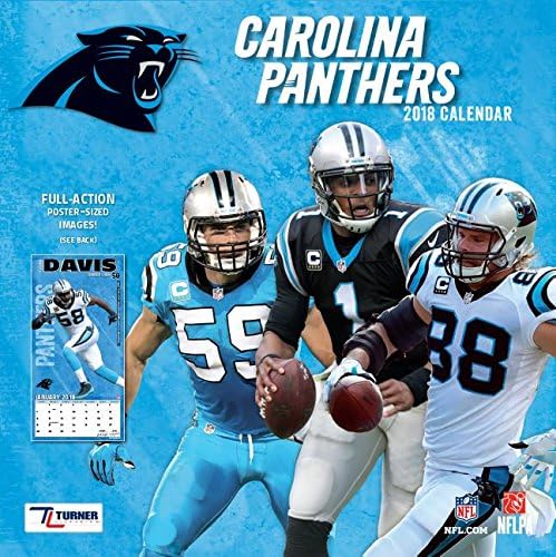 Carolina Panthers 2018 Calendar