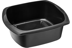 Addis - Ciotola Rettangolare Grande, Soft Black, 9.5 Litre