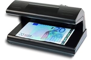 AntDau71 - CW714 Détecteur de faux billets de banque, détecteur de soldes, contrôle Euro lumière UV ultraviolet, lumière UV