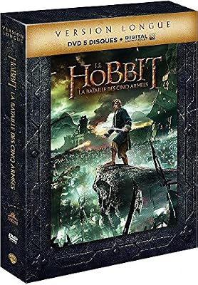 Warner Bros Le Hobbit : La bataille des cinq armées [Version longue - Edition Collector 5 DVD]