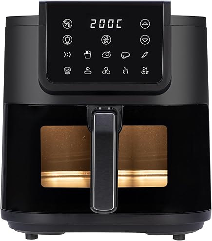 Trade Shop - FRIGGITRICE AD ARIA CON OBLÒ DA 7,4LT TEMPERATURA