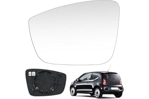 RASHION Vetro Specchietto Retrovisore Riscaldabile Sinistra Compatibile con VW UP/Seat Mii (KF1) / Skoda Citigo 2011-2016