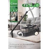 Kiwi Kcc-4325W Siyah Pencere Temizleme Aparatlı Koltuk Halı Yıkama ve Leke &Ccedil;ıkarma Makinesi