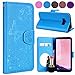 Produktbild Vectady für Samsung Galaxy S10 Hülle, Handyhülle Leder Case Tasche Flip Schutzhülle mit Spiegel Silikon Weich Dünn Cover Magnet Lederhülle Spiegel Case Handytasche für Samsung Galaxy S10,Blau