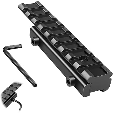 OAREA Rail Keymod 21 Mm – Longueurs 55 / 75 / 135 Mm, En Alu, Pour Accessoires Tactiques (Picatinny, Airsoft)