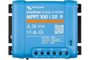 Victron Energy SmartSolar MPPT 100V 20 amp 12/24/48-Volt Solcellsladdare (Bluetooth)