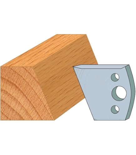 Coppia Coltelli CMT 690.050 - Lama 40x4mm Con Raggio Convesso R12-R9mm Per Lavorazione Legno - Foto 2