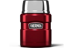 Thermos Stainless King - Contenitore per alimenti, 0,47 l, colore: rosso