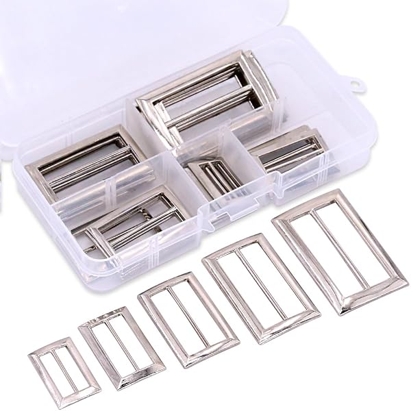 GORGECRAFT 1 Box 20Pcs Metal Flat Rectangle Rings