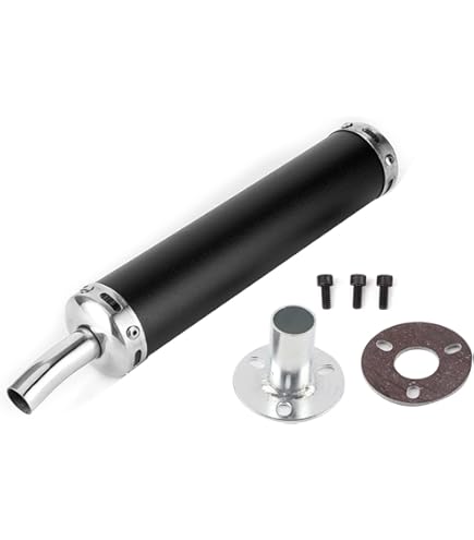 Silencieux D'échappement Pour Moteur 2 Temps 47cc/49cc - Avec Chambre D'expansion, Longueur 640 Mm
