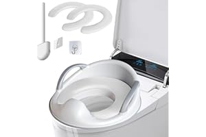 HyAdierTech Töpfchen Toilettensitz Baby,Toilettensitz Kinder Baby,Baby Toilettentrainer mit Spritzschutz, sichere rutschfeste Griff Kinder Toilettensitz WC Aufsatz Ab ca.12 Monate bis ca.7 Jahre
