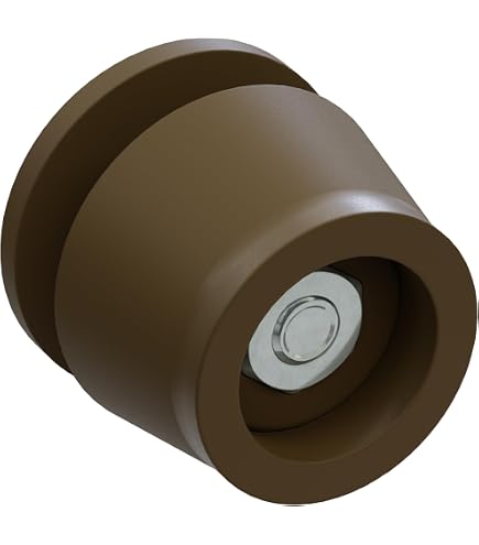 DIWARO Rollladenstopper Set – 20 Mm, Grau, Für Endleisten & Endschienen, Inkl. Kappe Und Schraube | Stoppt Rollladenpanzer Zuverlässig