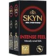 Skyn Intense Feel Super Dotted Condoms for Her-20 Count | Feel Everything|Latex Free