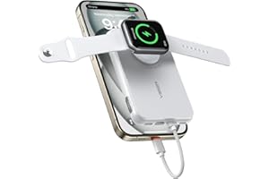 VEGER Power Bank Fast Charger,10000mAh Portable Charger,Built-in iPhone to Type C bi-Directional Connection Cable Battery Pack Compatible with iPhone,Apple Watch,Type C Smartphones,Samsung,iPad etc