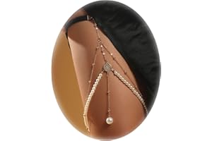 LONG TIANTIAN Catena a serpente da donna, catena per coscia, oro e argento, catena per il corpo a serpente bohémien, catena per gambe a serpente, gioielli per ragazze adolescenti