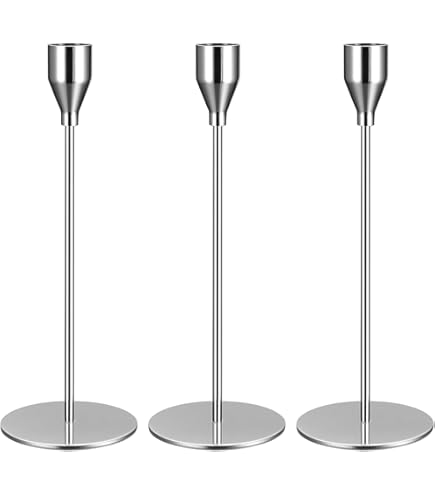 Groene metalen kaarsenhouder 49 cm - Elegante tafeldecoratie Groene metalen kaarsenhouder 49 cm - Elegante tafeldecoratie