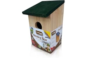 KINGFISHER Wild Bird Nesting Wooden Box