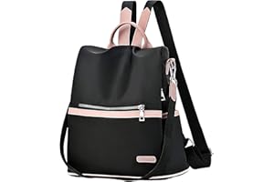 ZanWise Bolso Mochila Antirrobo Mujer Bolsa Viaje o Día a Día Mochilas Convertibles, Bolsa Impermeable, Compartimentos para Tablet y Teléfono - Regalos Originales para Mujer