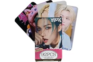 CWED 55 unidades Tarjetas de fotos,Stray Kids Lomo Card,Kpop Stray Kids Photocards,StrayKids Cards,C