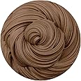 JULIANA Glittery Fluffy Stretchy Putty Slime for Kids, Newest Chocolate Coffee Slime (150 gm, Free Slime Activator and Glitter)