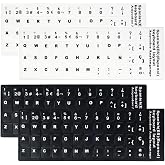 VAEIORP 4 pcs Replacement Spanish Keyboard Stickers Suitable for Any Standard Laptop Keyboard