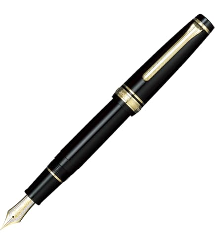 SAILOR 万年筆 SAILOR 『FOUNDED 1911』 Sailor 1911 Large Black GT 21K Gold Medium Fine Point Fountain Pen