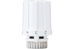 Honeywell Home Termostatyczna głowica chłodnicy z łatwym uchwytem, złącze M30 x 1,5, biała