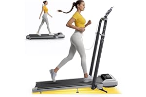 TOPUTURE Tapis Roulant Elettrico con 12% Pendenza, 6 in 1 Tapis Roulant Pieghevole, 12km/h Home Treadmill, 1150MM Tubo Montante Retrattile, 95°/105° Tubo Montante Rotante, 2.5HP Motore, App e Telecomando