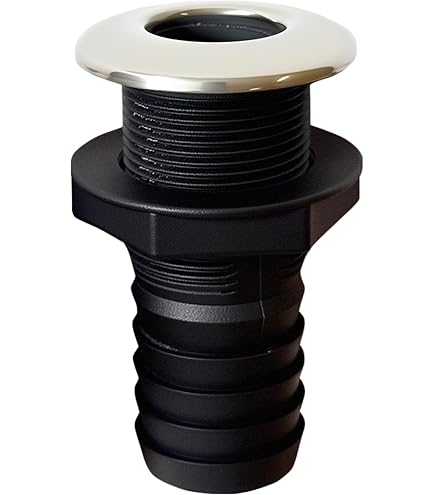 Passascafo Marino 29mm In ABS – Scarico A Bordo Per Yacht E Barche, Drenaggio Rapido, Filettatura Precisa