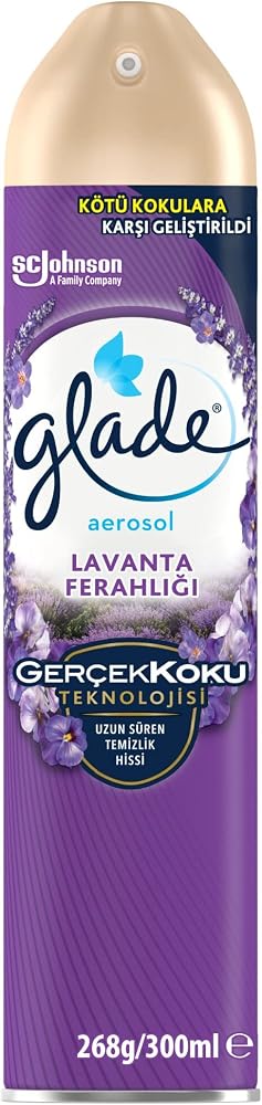 Glade Aerosol Lavanta Ferahlığı Oda Kokusu 300 mL (1 x 300 mL)