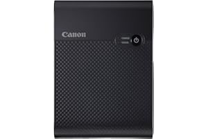 Canon SELPHY Square QX10 Imprimante Photo Portable - Tirages de Haute Qualité, Fonctionnalités Créatives - Imprimante Portable pour Le Scrapbooking & Les Albums Photo, Noir