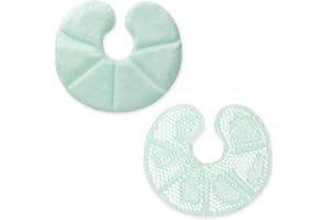 Navaris Set Coussinet Gel Allaitement - 2x Compresse Froide et Chaude pour Sein - Disque Lavable Réutilisable - Accessoire Maternité