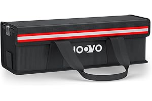 HOOVO E-Bike Battery Bag Fireproof Waterproof Bag Lipo Safe Bag for Large Batteries, Easy to Carry, Foldable, for Storage, Transport, Charging (19.3 * 5.9 * 5.9 inches)