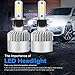 Produktbild CICIYONER H3 H4 H7 H11 H13 110W 16000LM  LED Scheinwerfer Umbausatz Auto Beam Bulb Driving Lampe 6000K (H3)