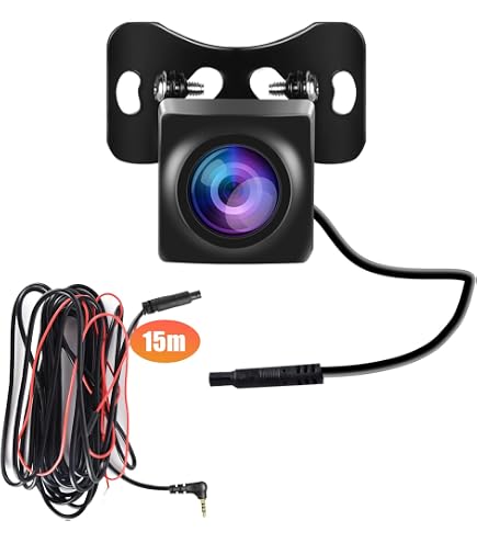 Fotocamera Reverse Per Autoradio URVOLAX UR90A - Telecamera Per Retromarcia, Collegamento Facile, Visione Posteriore