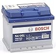 Bosch S4 001 Car Battery 44 A/h - 440 A - 12 V Battery, Type 063, Lead-acid for Non-Start/Stop Vehicles, Left (-) Right (+), 207 x 175 x 175 mm