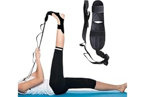 TBSCWYF Cintura di Allungamento Yoga Fascia Elastica Yoga del Piede Cintura Elastica Resistance Band Exercise Straps per Legamenti Yoga Cintura Fascia Elastica per Pilates Yoga Danza Balletto Allenamento