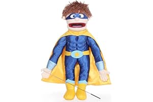 SILLY PUPPETS Marionnette de style entriloque de 63,5 cm - Motif pêche