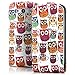 Produktbild Saxonia Flip Case Tasche Samsung Galaxy Galaxy S3 / S3 Neo Schutzhülle Handytasche Hülle mit Magnetverschluss Motiv Owls-Mix