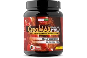 HEALTHY FUSION HealthyFusion by Fersa 100% creatina pura microfiltrata+vitamina B6 | Migliora la resistenza fisica | Aiuta la crescita muscolare | Assorbimento rapido e completo | Gusto Anguria | 30 dosi/barattolo