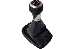 CABOTEC CBT - CARBON SCHALTKNAUF & SCHALTSACK Ring Naht ROT