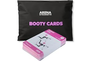 Arena Strength Workout Cards - Instructional Fitness Deck for Booty Band Workouts, Beginner Fitness Guide for Resistance Band Training Exercises at Home. Includes Workout Routines.
