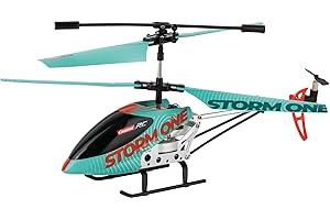 Carrera - 370501053-2,4 GHz Storm One I Helikopter mit Rumpf aus Aluminium I Hoch qualitative koaxiale Rotorsteuerung I Gyro-System I Automatischer Flughöhen-Assistent mit Auto-Start & Landefunktion