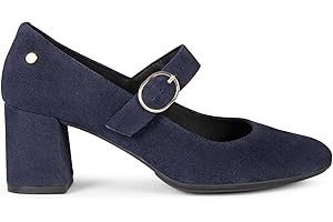 miMaO. Merceditas de Piel para Mujer con Plantilla de Gel. Hecho en España